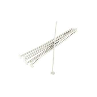 Nietstifte (100 Stück), 34X0,7mm, Stäbchen (Stiftform), silberfarben silberfarben