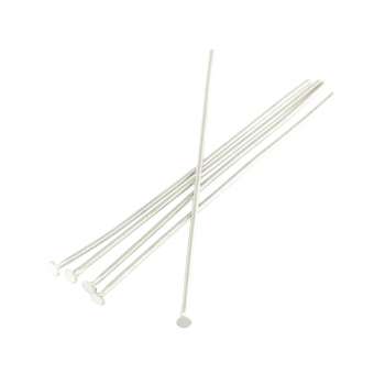 Nietstifte (100 Stück), 50X0,7mm, Stäbchen (Stiftform), silberfarben silberfarben