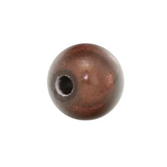 Magic / Miracle bead, 8mm, rund, mittelbraun mittelbraun