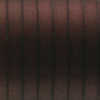 Satinband, 100cm, 7mm breit, dunkelbraun dunkelbraun