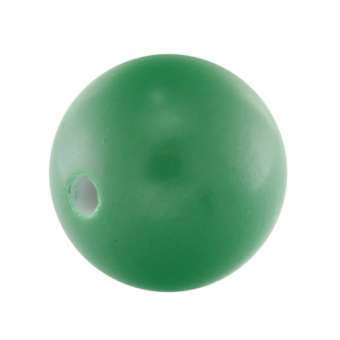 Kunststoffperle, 12mm, rund, dunkelgrün dunkel grün