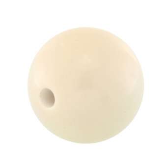Kunststoffperle, 12mm, rund, eierschalen weiß eierschalen weiß