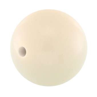 Kunststoffperle, 15mm, rund, eierschalen weiß eierschalen weiß