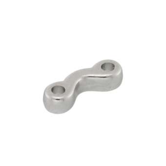 Spacer (10 Stück), 10X3mm, rund, silberfarben 