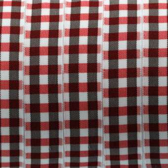 Karoband, 100cm, 15mm breit, rot rot