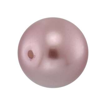 Wachsperle, 10mm, rund, helllila helllila