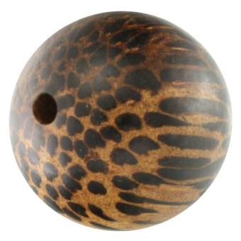 Holzperle (Old Palmwood), 20mm, rund, braunen 