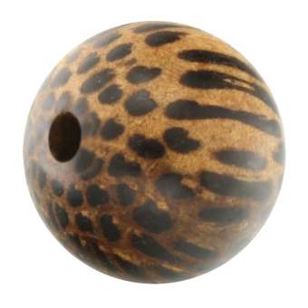 Holzperle (Old Palmwood), 15mm, rund, braunen 