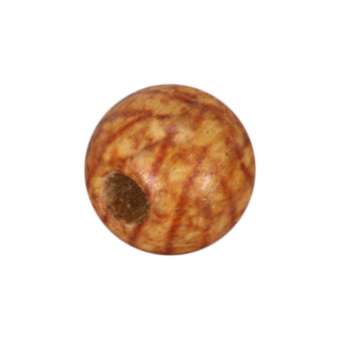 Holzperle (10 Stück), 9mm, hellbraun 