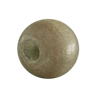 Holzperle (10 Stück), 10mm, grau-braun grau-braun