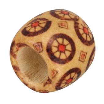 Holzperle, 16mm, hellbraun 