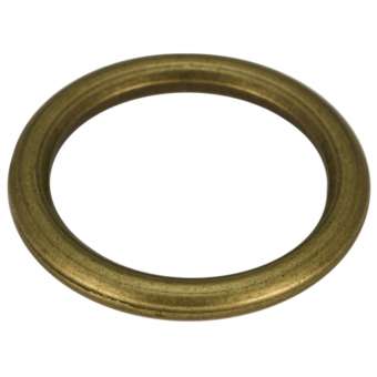 Großer Zierring, Metall, 29mm, bronzefarben bronzefarben