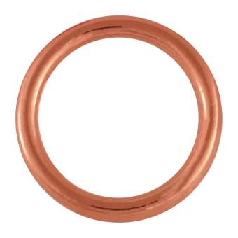 Edelstahl-Ring, 25 mm, kupferfarben kupferfarben