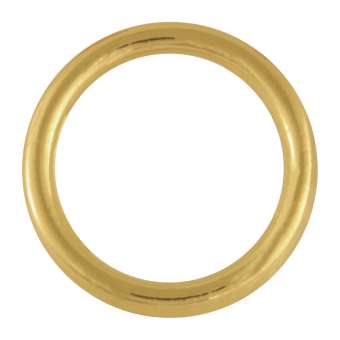 Edelstahl-Ring, 25 mm, goldfarben goldfarben