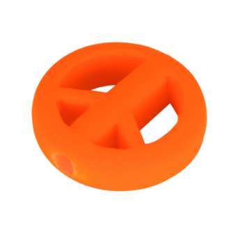 Neon-Motivperle, 15mm, Peace, 16mm, neonorange neonorange