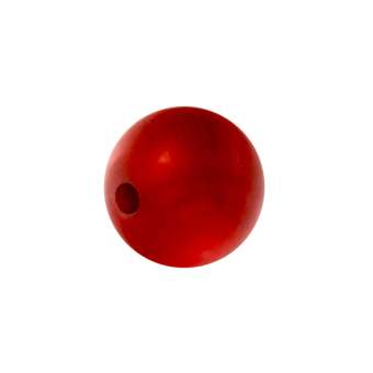 Seaweed / Seegras (Naturprodukt), 6mm, rund, rot 