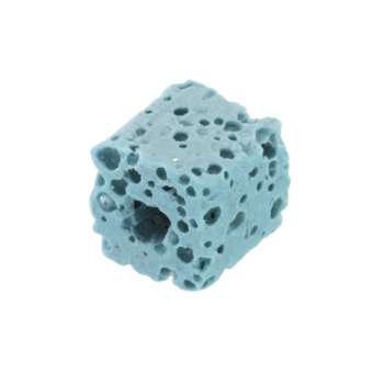 Lava, 9X8mm, Würfel, mint-türkis mint-türkis