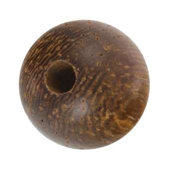 Holzperle (Robles Wood), 12mm, rund, kupferbraun Robles Wood, kupferbraun