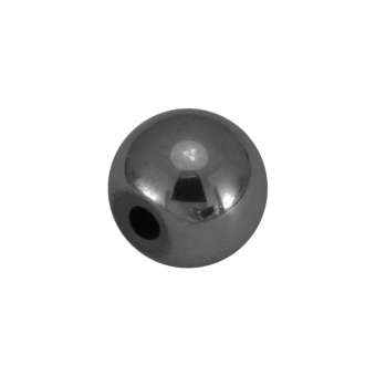 Hematite Perle, 4X4mm, Halbedelstein, silberfarben 