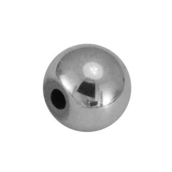 Hematite Perle, 6X6mm, Halbedelstein, silberfarben 