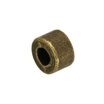 Metallperle, 6mm, bronzefarben bronzefarben