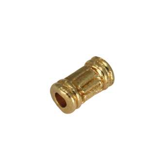 Metallperle, 6mm, goldfarben goldfarben