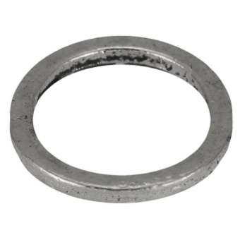 Zierring, Metall, 21mm, silberfarben silberfarben