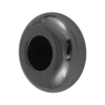 Hematit Perle, 15X8mm, grau dunkel grau metallic