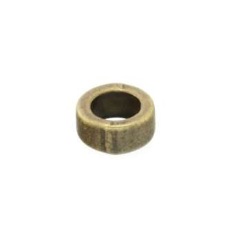 Großlochperle / Spacer, 5mm, rund, bronzefarben bronzefarben