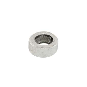 Großlochperle / Spacer, 5mm, rund, silberfarben silberfarben