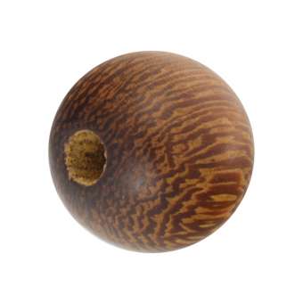 Holzperle (Madre De Cacao), 10mm, rund, mittelbraun Madre De Cacao, mittelbraun