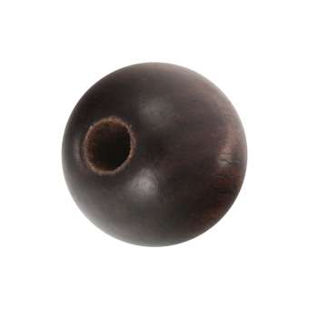 Holzperle (Tiger Ebony Wood / Ebenholz), 8mm, rund, braunen Tiger Ebony Wood / Ebenholz, braunen