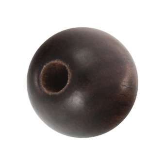 Holzperle (Tiger Ebony Wood / Ebenholz), 10mm, rund, braunen Tiger Ebony Wood / Ebenholz, braunen
