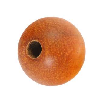 Holzperle (Red Wood), 10mm, rund, honigfarben Red Wood, honigfarben