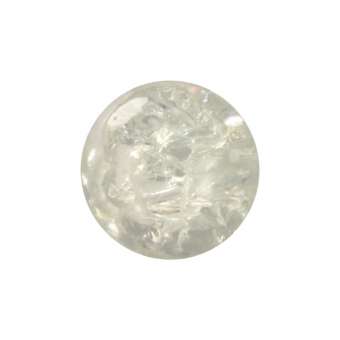 Kristallperle aus Glas, 6mm, transparent transparent