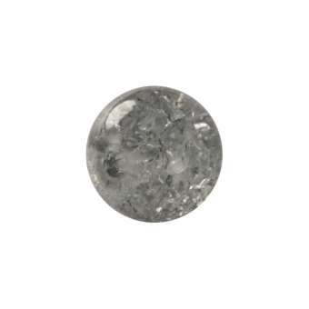 Kristallperle aus Glas, 4mm, grau grau