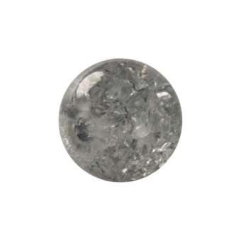 Kristallperle aus Glas, 6mm, grau grau