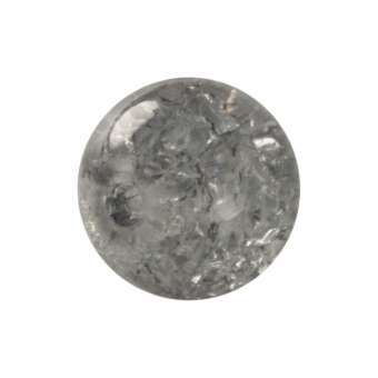 Kristallperle aus Glas, 8mm, grau grau