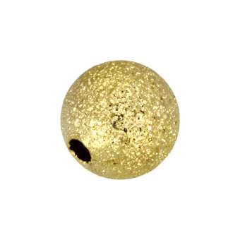 Metallperle, 8mm, goldfarben goldfarben