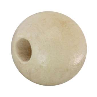 Holzperle, 17mm, rund, eierschalen weiß eierschalen weiß