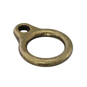 Anhängerhalter aus Metall, 15mm, bronzefarben bronzefarben