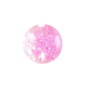 Glasperle in Kristalloptik, 8mm, rund, rosa-transparent rosa-transparent