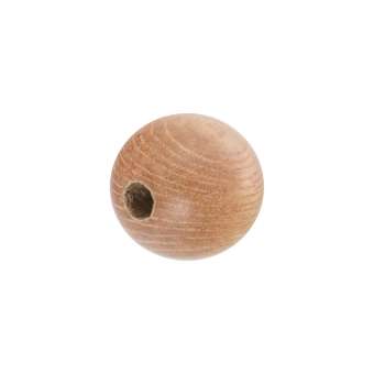 Holzperle, (5 Stück), (Rosewood), 4mm, rund, hellbraun Rosewood, hellbraun