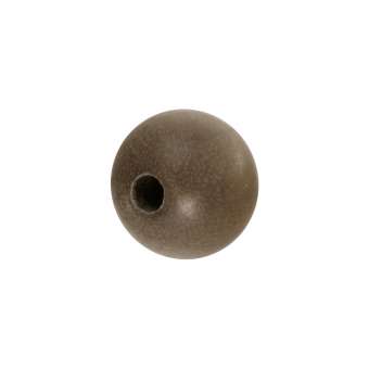 Holzperle, (5 Stück), (Grey Wood), 4mm, rund, walnussbraun Grey Wood, walnussbraun