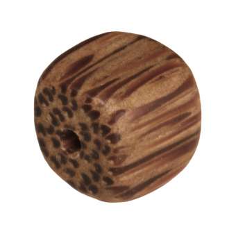 Holzperle (Palmwood), 8mm, Würfel, hellbraun Palmwood, hellbraun