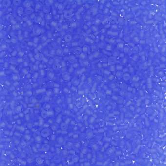 Rocailles, 50g, rund, 1,5mm, hellblau-violett frost hellblau-violett frost
