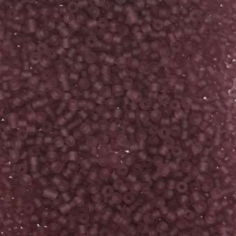 Rocailles, 50g, rund, 1,5mm, lila farben frost lila farben frost
