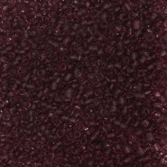 Rocailles, 50g, rund, 1,5mm, lila farben transparent lila farben transparent