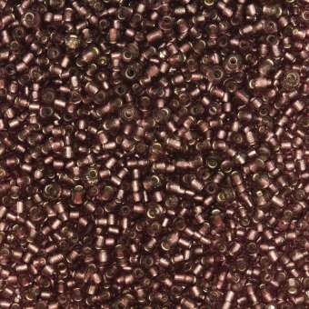 Rocailles, 50g, rund, 1,5mm, lila farben silverline lila farben silverline