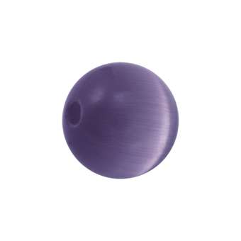 Katzenauge-Perle, 8mm, rund, violett violett